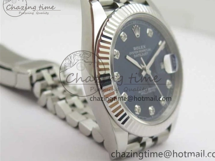 0406 Cozy New DateJust 41 126334 ARF 1:1 Best Edition 904L Steel Blue Diamonds Dial on Jubilee Bracelet A 2548